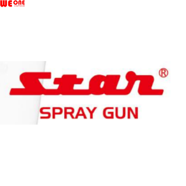 Súng phun sơn STAR SMV-1F 132G – Béc 1.3mm – Cốc bên xoay 360° – Hàng Đài Loan chính hãng