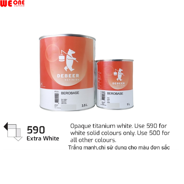 MM590 Màu trắng mạnh